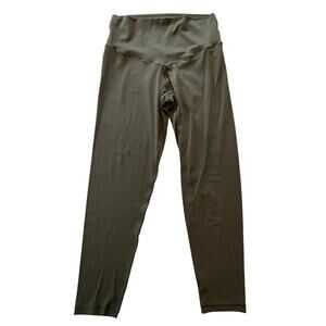 Aerie‎ Offline Real Me High Waisted 7/8 Legging Olive Daze Green Size L